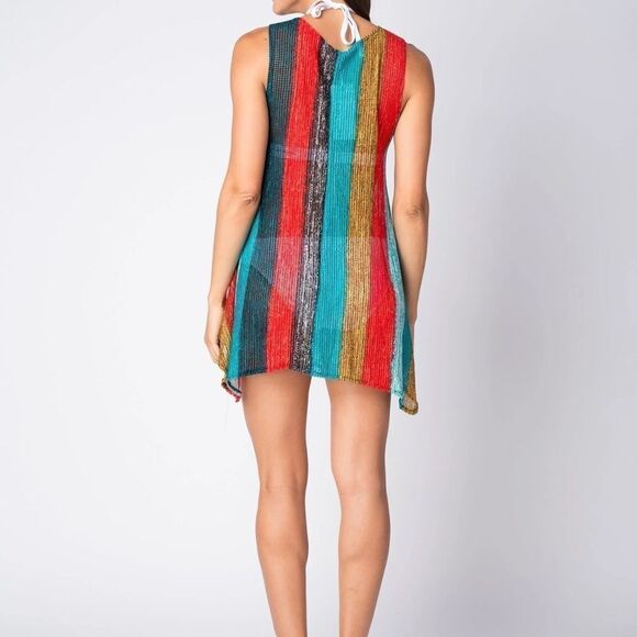 Slither Away Multi Color Cover Up EUC SZ XS/S - Picture 9 of 9